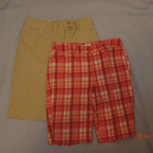 2 pair vintage bermuda shorts